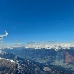 Flugwegposition um 11:30:48: Aufgenommen in der Nähe von Gemeinde Gitschtal, Gitschtal, Österreich in 2946 Meter